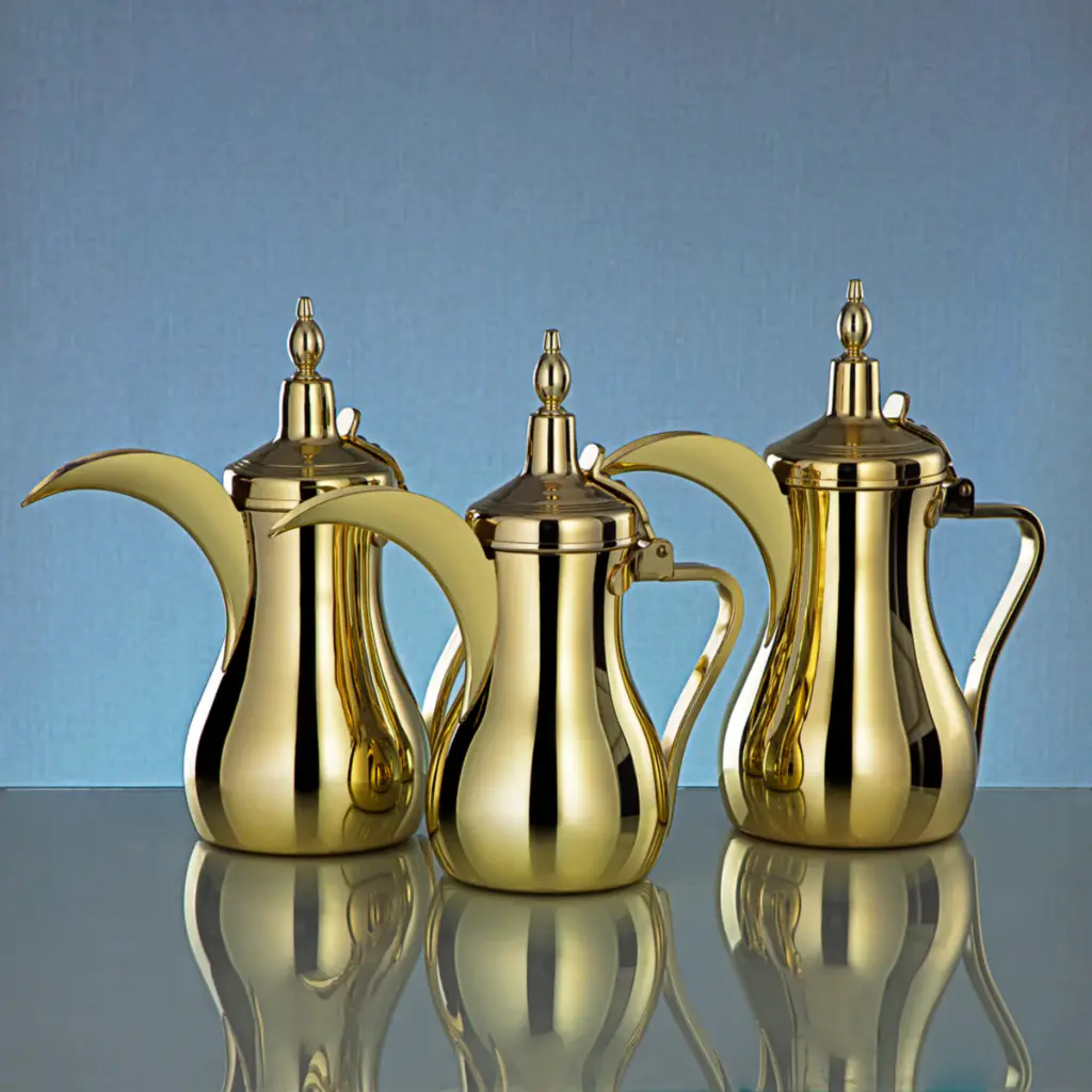 Stainless Steel Dallah Golden-32oz.3.webp