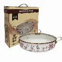 Vintage Enamel Stock Pot with Lid – 30cm 5.0L -4.webp