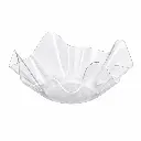 Vague Acrylic Rectangular Fruit Bowl Clear 35 cm.1.webp