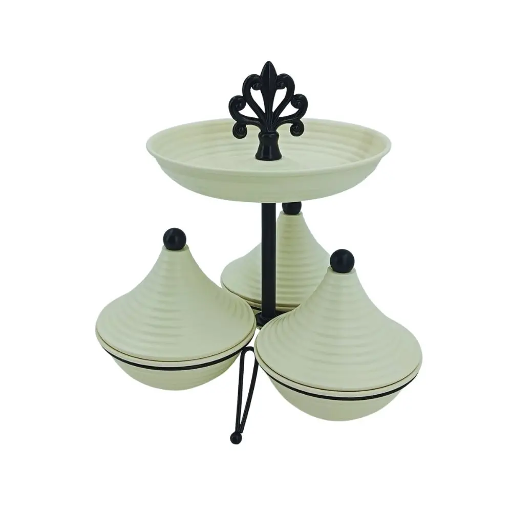 SERVING WHITE PLATER (HY25-0105-14)
