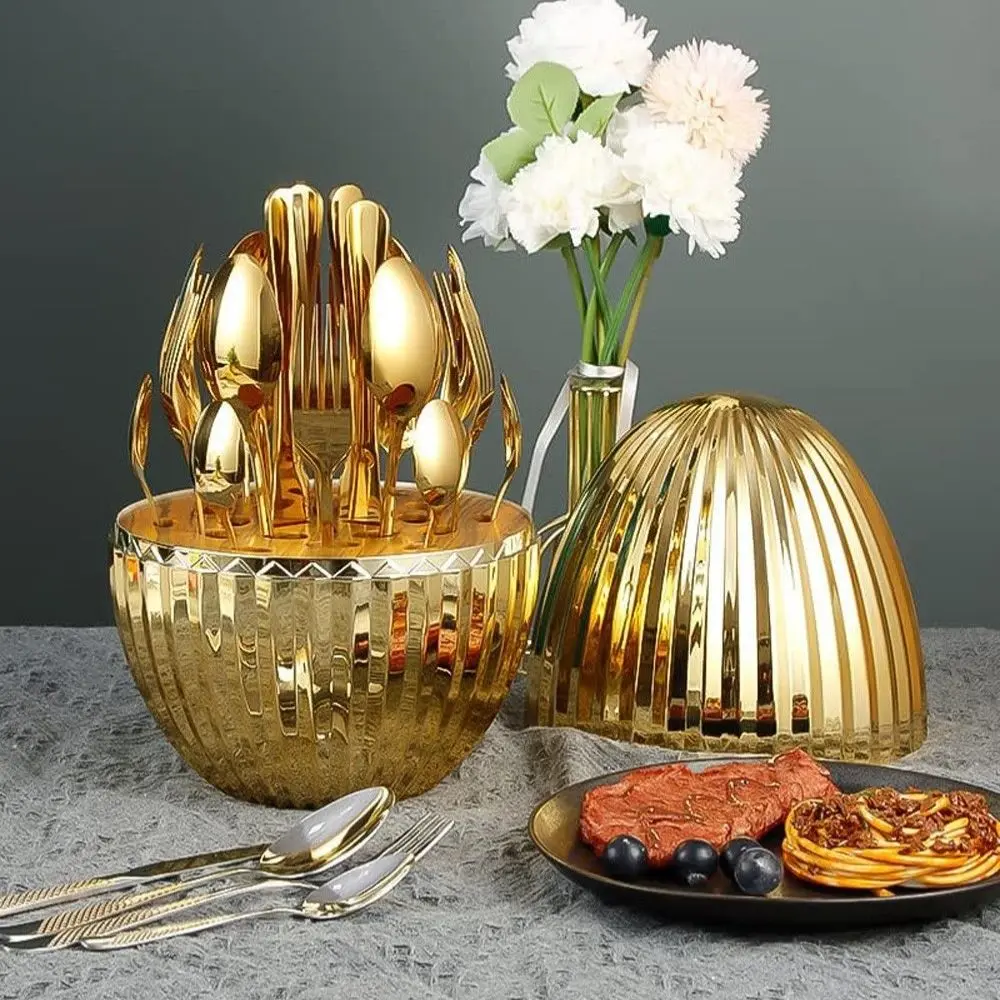 24PCS LUXURY SPOON SET-GOLD HL-0560