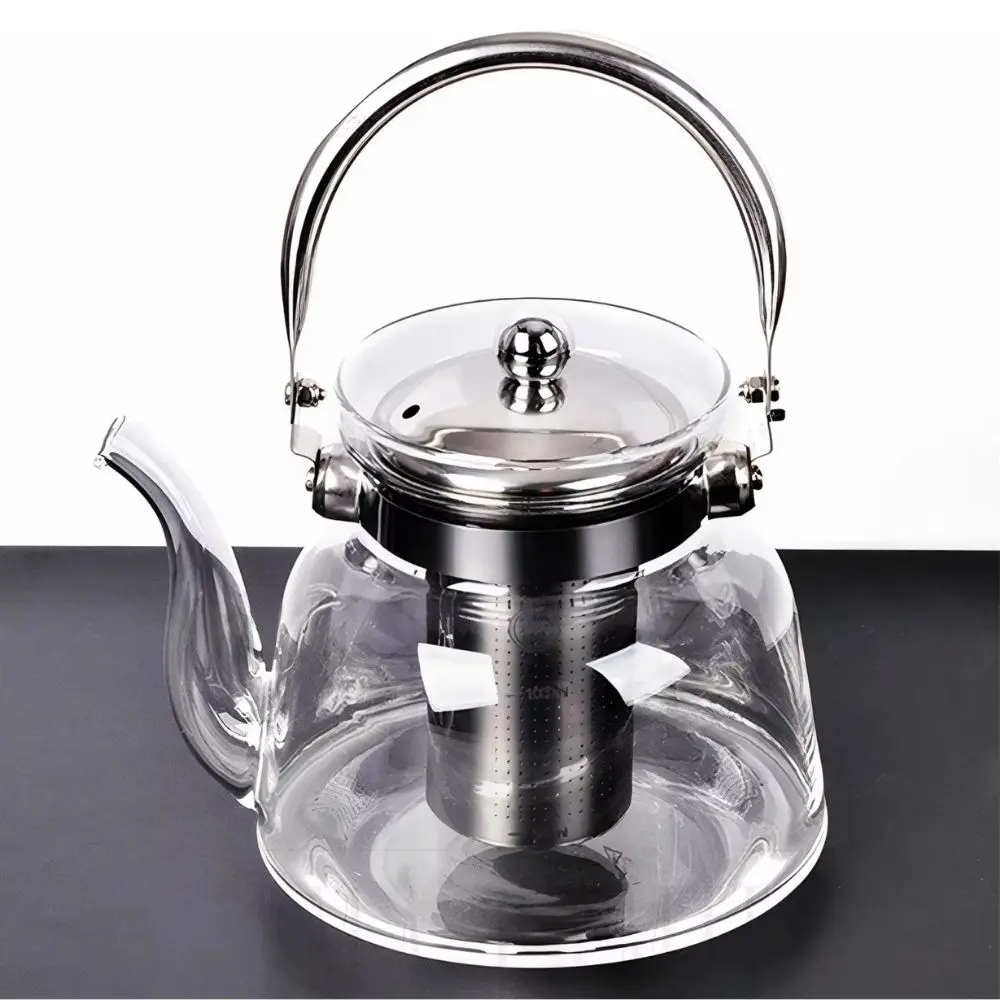 إبريق شاي زجاجي 3000 مل