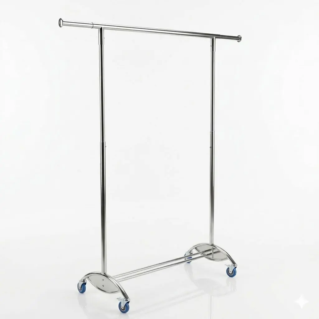 SILVER HANGER 120CM EXT 160CM HEIGHT 180CM