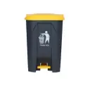 GARBAGE BUCKET BLACKGREYYELLOW 80 LTR