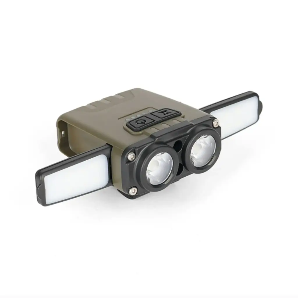 2-in-1 Motion Sensor Headlamp & Clip-On Cap Light