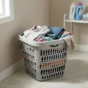 LAUNDRY BASKET 42*43CM GREY SMALL
