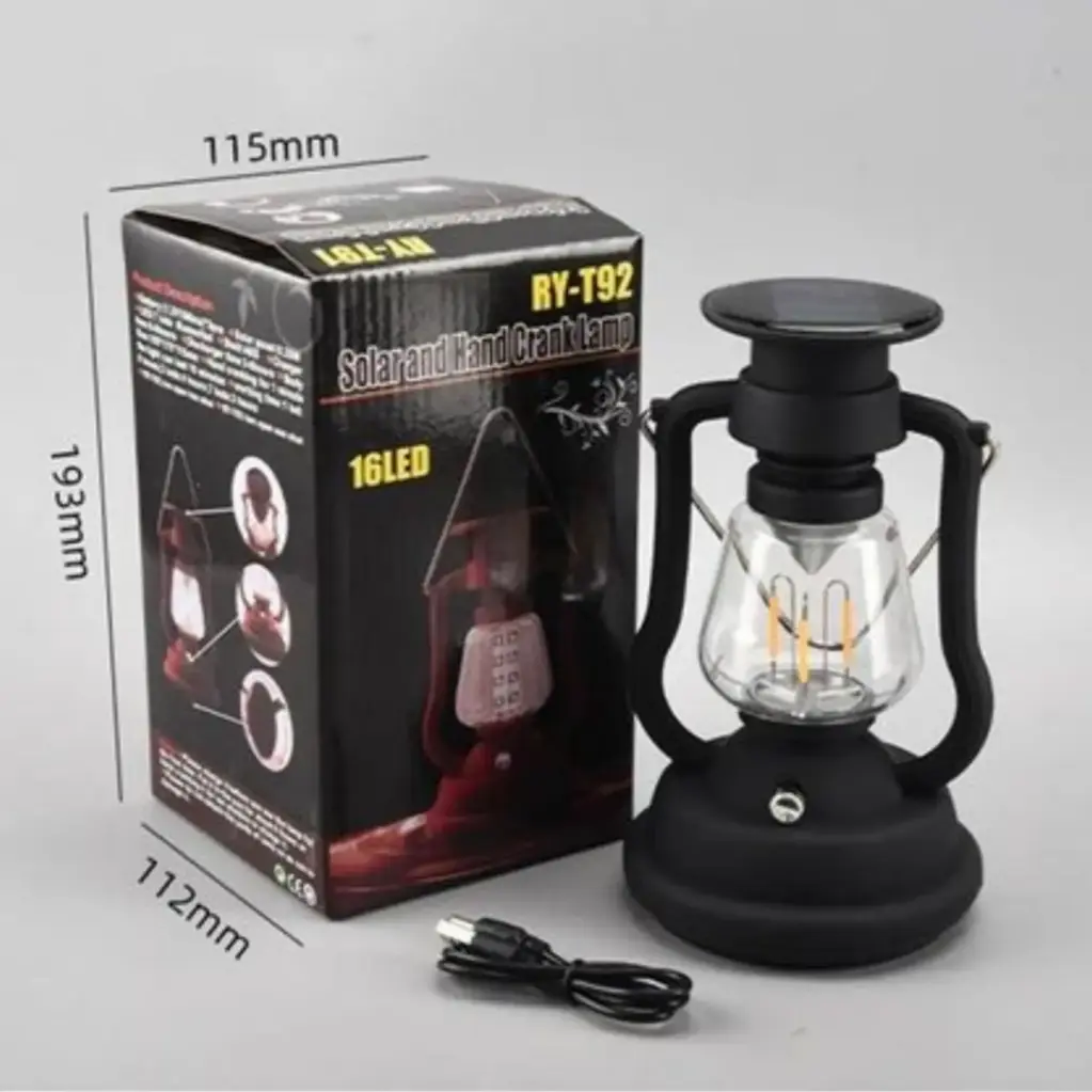 SOLAR AND HAND CRANK LAMP RY-T92