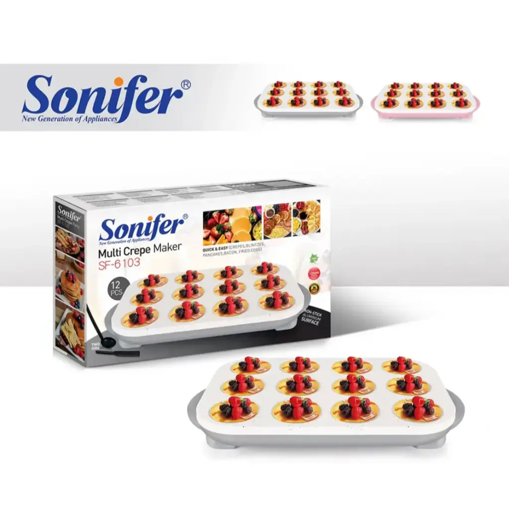 MULTI CREPE MAKER 12PCS