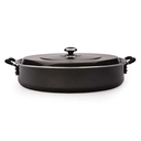 TWO HANDLES FRY PAN WITH ALUMINUIM LID 50CM GT-250D