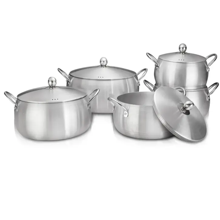 ALUMINUIM POT 10 PCS SET IN:19433