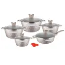 COOKWARE GRANITE 12PCS/SET