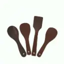 SPOON (WOOD) 4 PCS/SET PM-1390