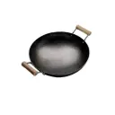 DEEP FRY PAN WITH HANDLE  32CM 