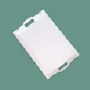 MELAMINE TRAY WHITE 482X303X47CM 2678 482X303X47