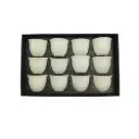 COFFE CUP 12PCS/SET WHITE (HY25-0123-3)