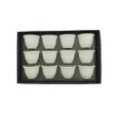 COFFE CUP 12PCS/SET WHITE (HY25-0123-1)