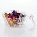 ACRYLIC CANDY BOWL 17*12CM 2512-M