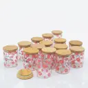 12PCS CANISTER WITH LID IN:20427